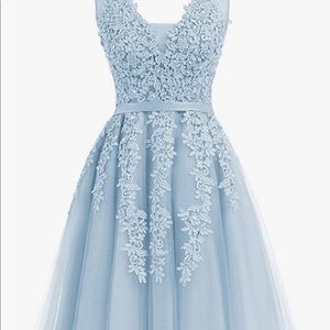 Lace Tea length Dress